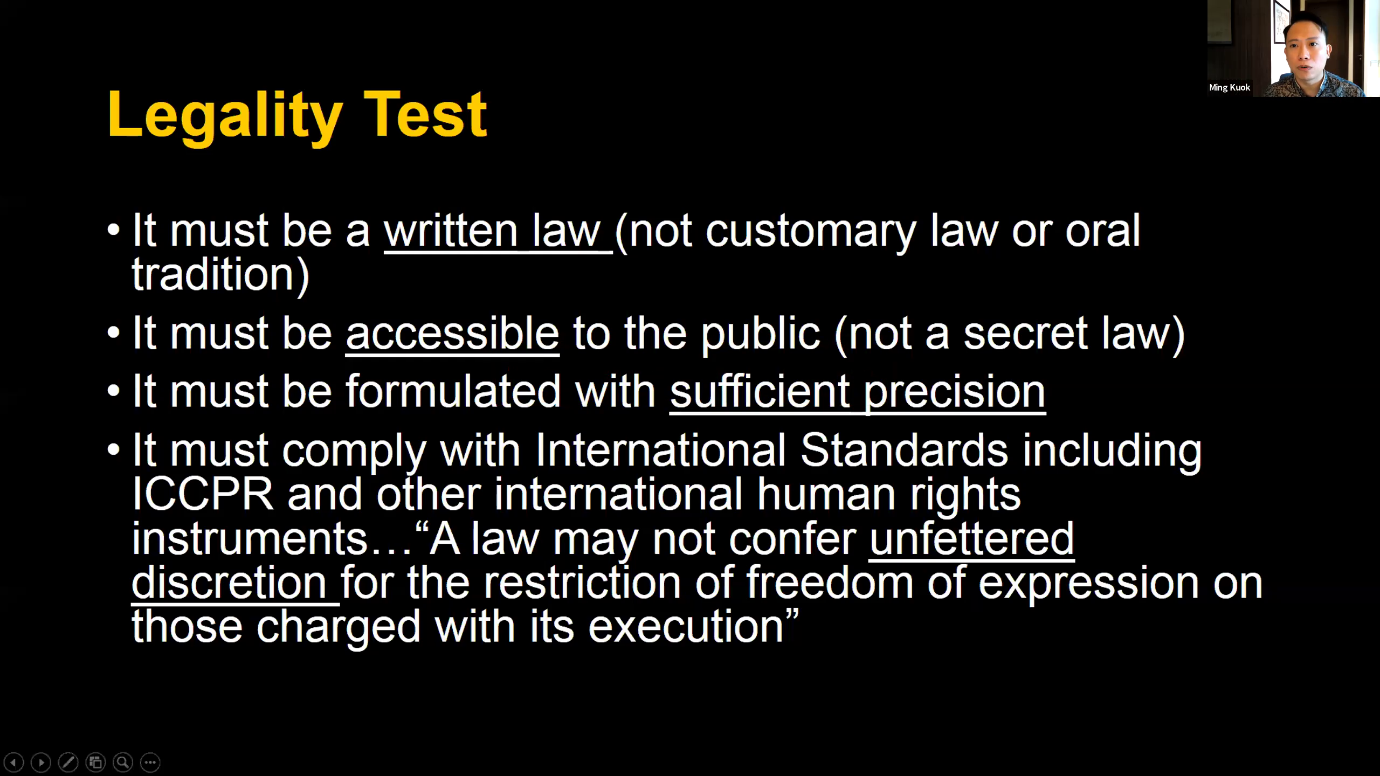 Legality Test